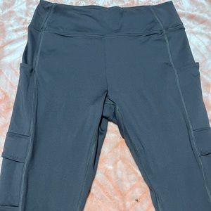 PINK Gray Pocket Leggings